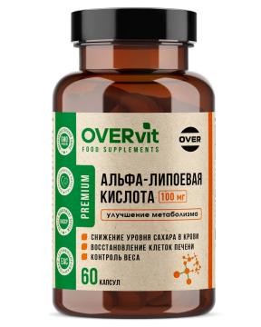 OVERVit, Альфа-липоевая кислота, капсулы, 60 шт.