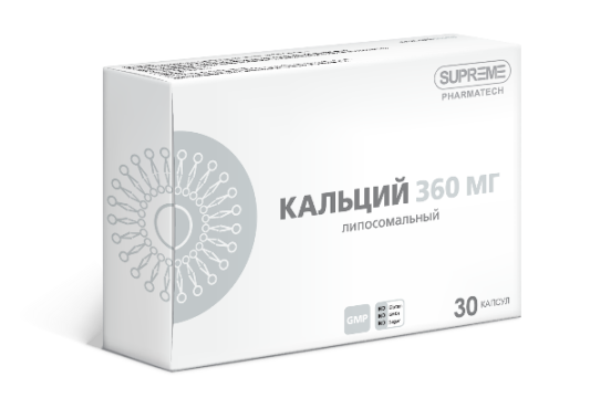 Supreme Pharmatech, Липосомальный кальций, капсулы, 30 шт.