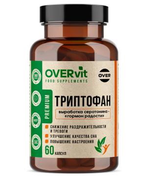 OVERVit, Триптофан, капсулы, 60 шт.