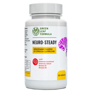 Green Leaf Formula, NEURO-STEADY (5 НТР, 5-гидрокситриптофан), таблетки, 30 шт.