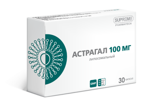 Supreme Pharmatech, Липосомальный астрагал, капсулы, 30 шт.