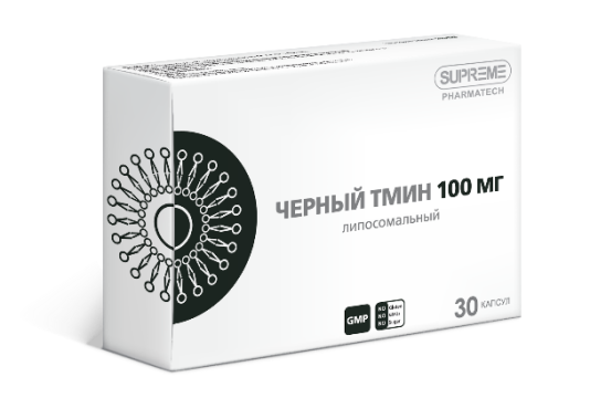 Supreme Pharmatech, Липосомальный черный тмин, капсулы, 30 шт.