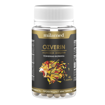 Milamed, Ozverin (для мужского здоровья), капсулы, 40 шт.