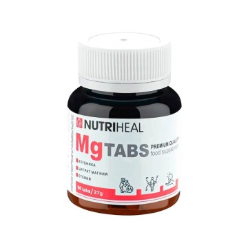 NUTRIHEAL, Комплекс с магнием (цитрат) и витамином В6, таблетки, 90 шт.