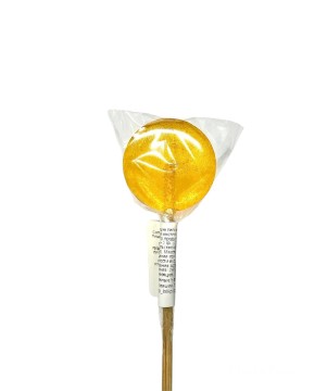 Lollipops, Леденец на палочке из изомальта с куркумой, 1 шт.