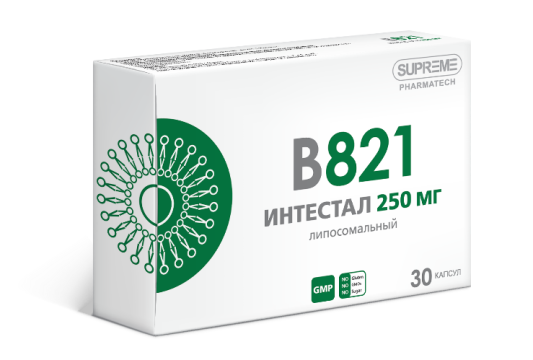 Supreme Pharmatech, Комплекс B821 «Интестал», капсулы, 30 шт.