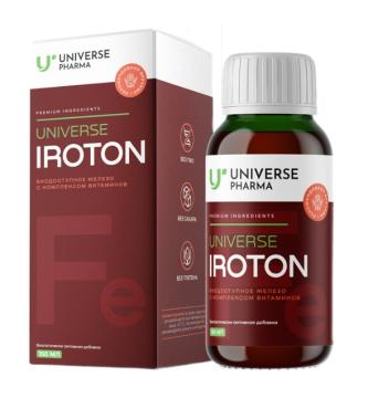 Universe Pharma, IROTON (железосодержащий витаминный комплекс), жидкость, 150 мл