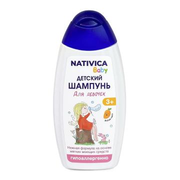 Nativica Baby, Детский шампунь для девочек 3+, 250 мл