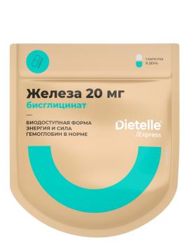 Dietelle, Бисглицинат железа, капсулы, 60 шт.