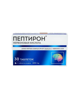 VEROVER PHARMA, «Пептирон» (для нормализации нейроэндокринной системы), таблетки, 30 шт.