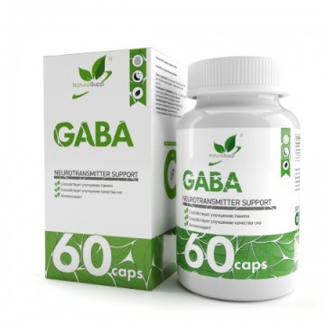 Naturalsupp, Габа (Гамма-аминомасляная кислота), капсулы, 60 шт.