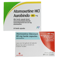 Атомоксетин 60 мг Европа :: Аналог Когниттера :: Glenmark / Teva капсулы №28