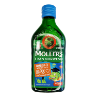 Рыбий жир Меллер Moller omega 3 (Mollers) раствор с фруктовым вкусом Европа фл. 250мл