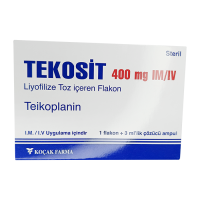 Тейкопланин Текозит :: Tekosit лиофилизат для инъекций 400мг №1