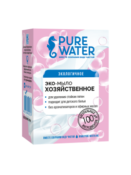 Pure Water, Хозяйственное мыло, 175 г