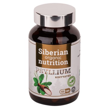 Siberian organic nutrition, Psyllium (клетчатка), капсулы, 100 шт.