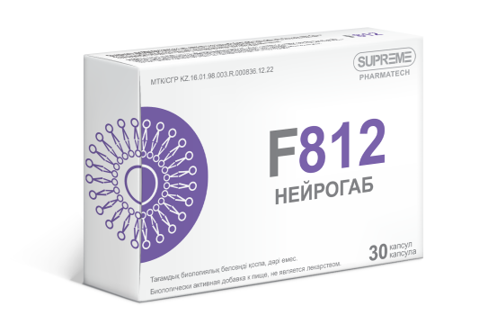 Supreme Pharmatech, Комплекс F812 «Нейрогаб», капсулы, 30 шт.