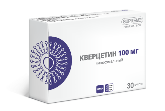 Supreme Pharmatech, Липосомальный кверцетин, капсулы, 30 шт.