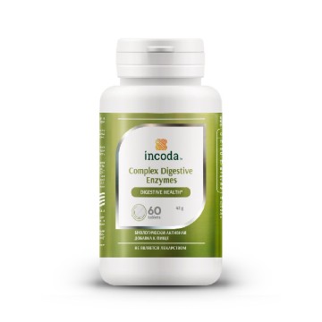 Incoda, Пищеварительные ферменты (Digestive enzymes), таблетки, 60 шт.