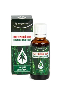 Солагифт, Bioeffectives Клеточный сок пихты сибирской, 30 мл