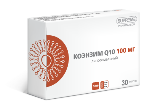 Supreme Pharmatech, Липосомальный Коэнзим Q10, капсулы, 30 шт.