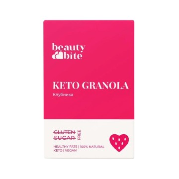 Beauty Diet, Кето-гранола с клубникой, 125 г