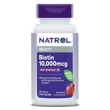 Natrol, Биотин, таблетки для рассасывания, 60 шт.