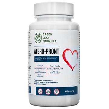 Green Leaf Formula, ATERO-PRONT (для сосудов и мозга), капсулы, 60 шт.