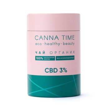 CANNA TIME, Конопляный чай (тубус), 50 г