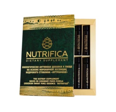 Nutrifica, Коронарная эссенция кедрового стланика, жидкость, 10х25 мл