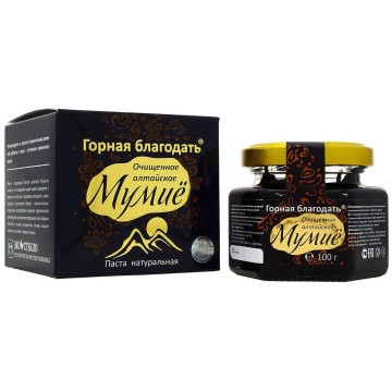 Мумие, Мумие Алтайское (в стекле), паста, 100 г