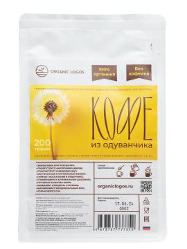 ORGANIC LOGOS, Кофе из одуванчика, порошок, 200 г