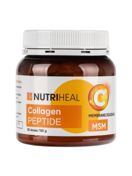 NUTRIHEAL, Коллаген пептидный с серой и мембраной яичной скорлупы со вкусом апельсина, порошок, 150 г