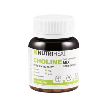 NUTRIHEAL, Холин Микс (ноотропный комплекс), таблетки, 60 шт.