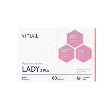 VITUAL, LADY 3 plus (поддержка женского организма), капсулы, капсулы, 60 шт.