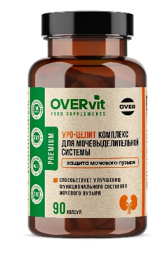 OVERVit, Комплекс «Уро-целит» (для мочевыделительной системы), капсулы, 90 шт.