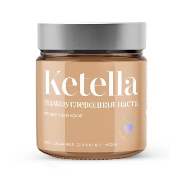 Beauty Diet, Кето-паста «Ketella» шоколадно-миндальная со вкусом кофе, 180 г